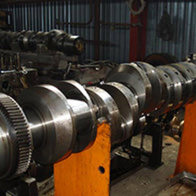 METALOCK, coaxial hole boring, crankshaft repair work